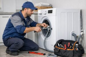 Installation de machine à laver et électroménager