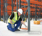 Installation de racks et étagères industriels