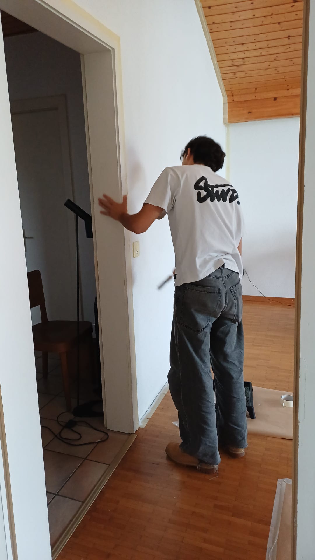 Résultat d'un chantier de peinture intérieure en Suisse romande